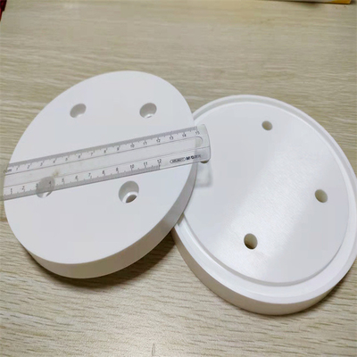 Τραχύτητα 0.005mm ομαλή επιφάνεια πιάτων Zirconia κεραμική με τις τρύπες